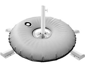 lot 792 image: 20.87 Inch Water Umbrella Weight Bags Flags for Base Stand Outdoor Collapsible Portable Sunshade Base Holder Bags for Beach up to 26.5 lb Water, 20.87 Inches in Outer Diameter - Retail $4,232