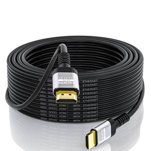 lot 1119 image: Soonsoonic 4K HDMI Cable 50Ft  High Speed HDMI 2.0 Cable 4K60Hz 2K 1080P 3D ARC Ethernet  for UHD TV Monitor Laptop Xbox PS4PS5 (15m) - Retail $19
