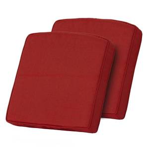 lot 1145 image: Goodgoods 20 x 20 Outdoor Chair Cushions Set of 2, 1000 Hours Fade-Resistant & Water-Resistant Furniture Chair Cushions with 30D High-Resilience Foam for Dining Room, Patio Chair, Chili - Retail $50