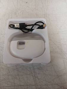 lot 7117 image: White Electronic Bidet Toilet Seat with Push Button and USB Cable