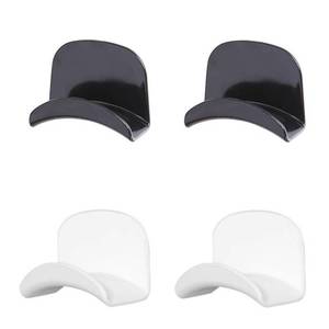lot 7158 image: CCeCCe 4 Pack Gaming Headphone Stand Headset Hook Holder Hanger Stick-on Wall Mount Under Desk Clip Cradle Storage Organizer for Sennheiser Sony Bose Beats AKG Audio-Technica Earphones - Retail $8