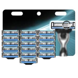 lot 7178 image: Mach 3 Razor Refills for Men, 16 Count Razor Blade Refills Compatible with Mach 3 razor blades refills