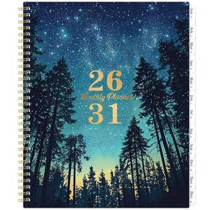 lot 7179 image: Monthly Planner 2026-2031 July 2026 - June 2031, 9x11, 5 Year Calendar 2026-2031 Monthly Planner with Double-Side Pockets & Notes Pages, 60 Months Tabs, Perfect for Work, School & Family Planning - Retail $20