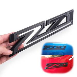 lot 7205 image: 2019-2023 NEW Z71 Emblem Badges for Silverado 2PCS (Matte Black) - Retail $25