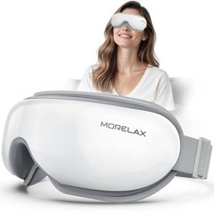 lot 1238 image: Morelax Fathers Dad Day Gifts,Eye Massager with Heat & Bluetooth Music, Birthday Gifts for Women, Reduce Eye Strain, Headache Relief and Improve Sleep,Gift for momSisterWife - Retail $33