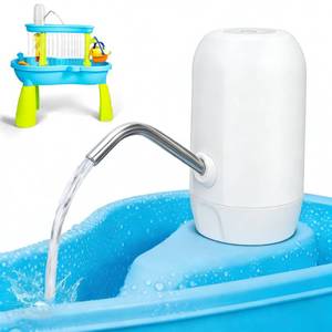 lot 1256 image: Katroiy Water Table Pump, Continuous Kids Water Pump for Table, 3 Hours of Non-Stop Work Water Table Accessories Water Pump for Fun Summer Outdoor Water Toys Outside Water Play (White)