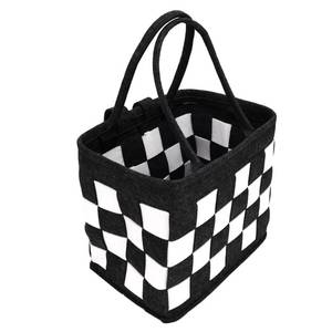 lot 1271 image: RidingRush Bike Basket Front for Bike, Woven Felt Bicycle Handlebar Basket for Adults, Detachable Storage Basket for Commuting, Shopping, Picnic, Daily Riding Accessories - Retail $20