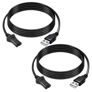 lot 13147 image: Joworthy 2 Pcs 1866460 Charging Cable Compatible with Minn Kota i-Pilot Remote, Including Bluetooth-Enabled and Legacy Models, Reliable Replacement Power Cord for Quick and Safe Charging - Retail $20