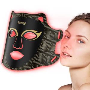 lot 15092 image: Sunegg Red Light Therapy for Face,LED Face Mask Light Therapy,Portable red Light Therapy mask for Home and Travel Skin Care - Retail $29