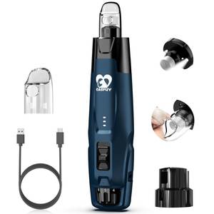 lot 15110 image: Casfuy New 6-Speed Dog Nail Grinder - 50% More Power Dog Nail Trimmers with 2 LED Lights Quiet 7h Running Time Electric Pet Nail Grinder File Toenail Grinder for Large Medium Small Dogs & Cats (DB) - Retail $30