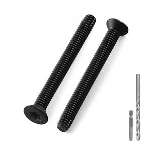 lot 62752 image: Craedli 516-18 x 2-14 Trailer Deck Screws,Flat Head Floorboard Screws, Type F, (Star - Six Lobe - Torx Drive), Black Phosphate Finish, Countersunk Pre-Drilling Required(100pcs) - Retail $26