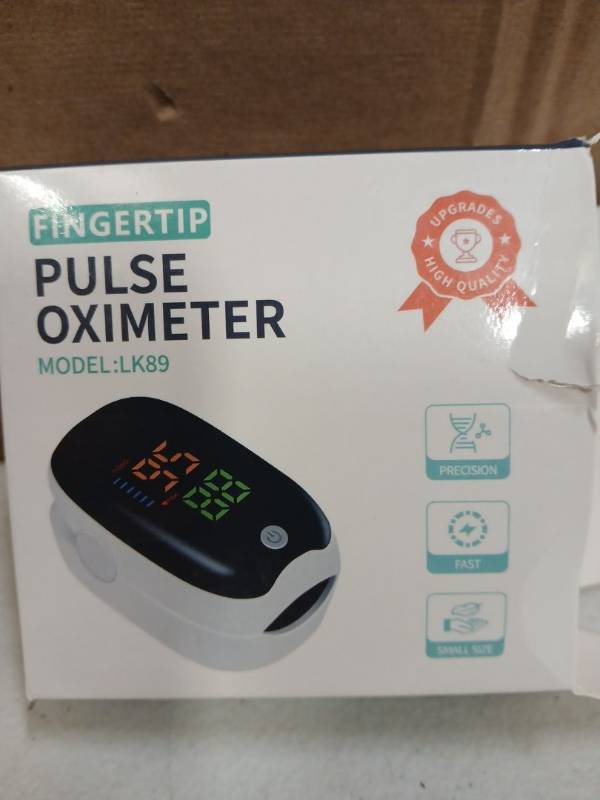 lot 30768 image: Oxygen Monitor Fingertip, Joxozp Pulse Oximeter Oxygen Saturation Monitor Checking SpO2 LevelHeart RatePI for Adults at Home Outdoor Sport Use