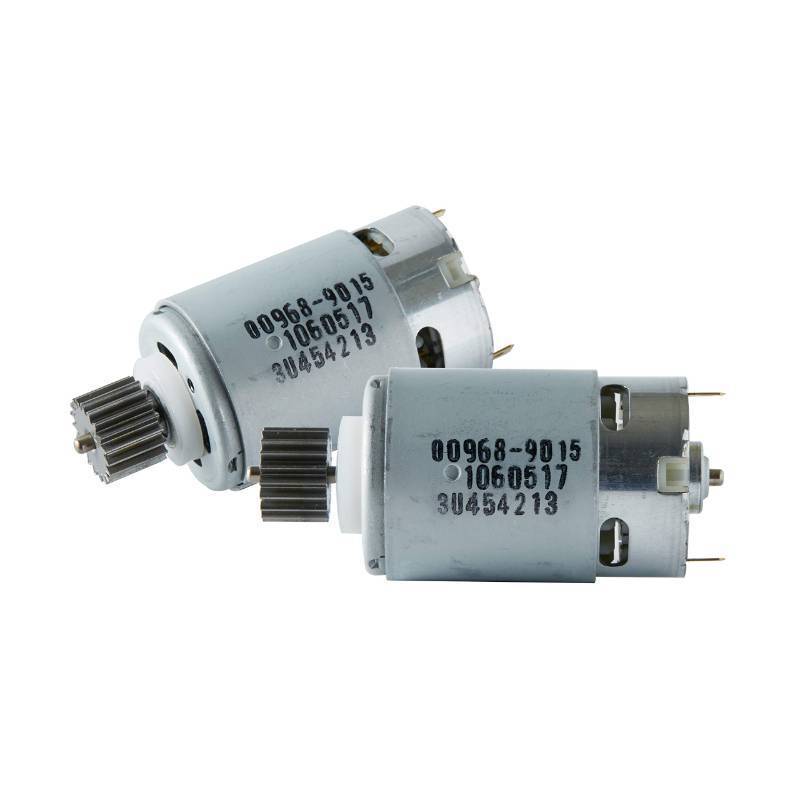 lot 43308 image: Pair of 12 Volt # 7R Motor 19 Teeth Pinion (19T) for Fisher Price for Power Wheels Children Ride on Car for Ford F150 for Jeep Wrangler, 12V Replacement Gearbox Motor - Retail $41