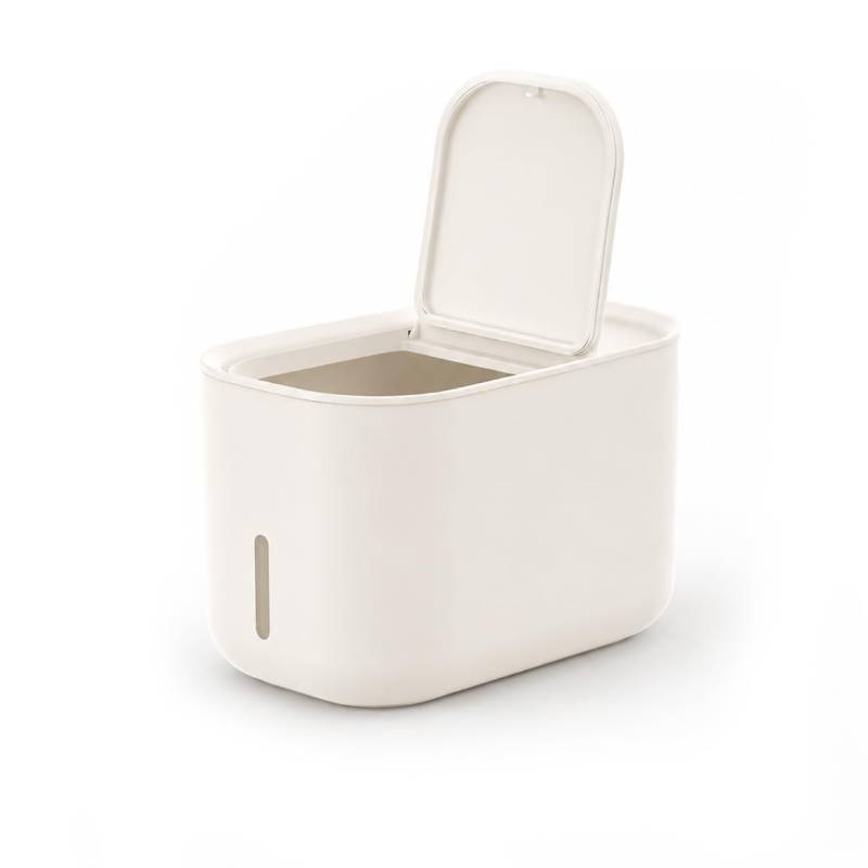 lot 25916 image: Zuutii Rice Storage Container,Food Container, Dry Food Storage,7.2lbs Pet Food Dispenser, 6.9Qt11lbs Large Storage Bin with Lid,Silicone Ring & Moisture Proof,for Grain Cereal Soybean Corn,Begie - Retail $25