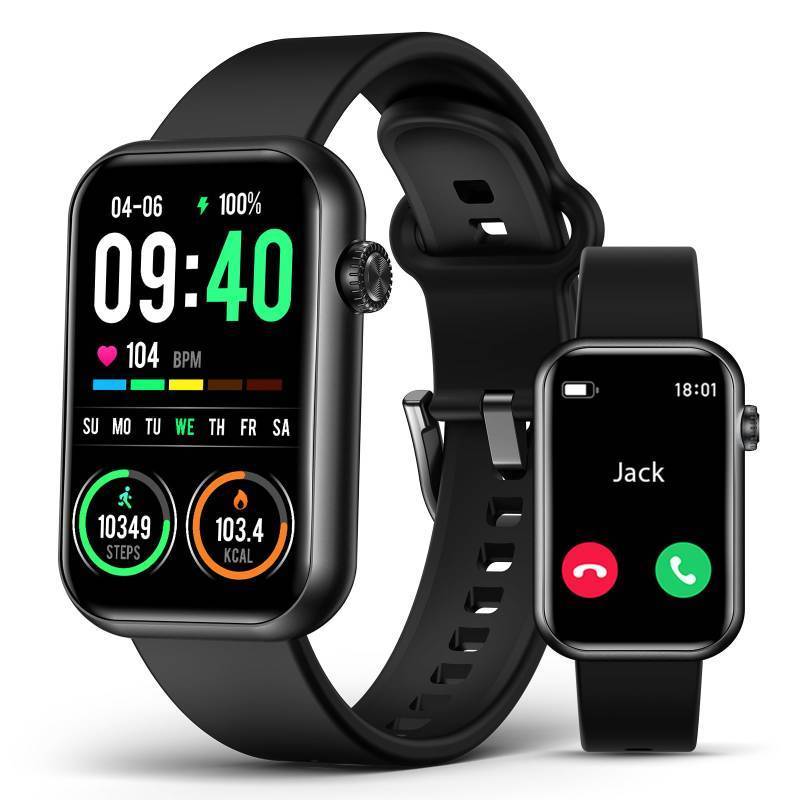 lot 28179 image: Smart Watch Fitness Tracker (AnswerMake Call), 247 Heart Rate Spo2 Blood Pressure Monitor Sleep Tracker, 114 Sports Modes Pedometer Calorie Step Tracker, Waterproof Activity Tracker for Women Men - Retail $116