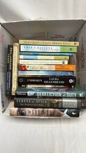 lot 303 image: Lot of 14 Books Mary Queen of Angels, This I Believe, Astrophysics for People in a Hurry, and more