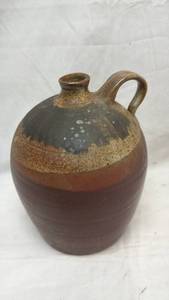 lot 310 image: Ceramic Jug with Handle and Spout Approximately 7 inches Tall