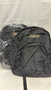 lot 327 image: Coleman Backpack Black 2 Pack