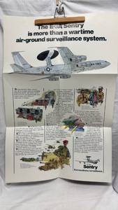 lot 15 image: Boeing E-3A Sentry Air-Ground Surveillance System Folded Poster