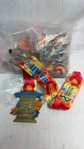 lot 41 image: Hawaii 5.0K Race Medal Lot with Dragon Master Ribbon��13 Medals