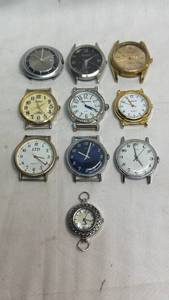 lot 62 image: Lot of 10 Quartz Watch Heads Timex Eager Geneva LTD Band