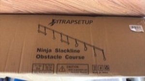 lot 99 image: ITRAPSETUP Ninja Slackline Obstacle Course 300 lbs Max Weight Ages 5