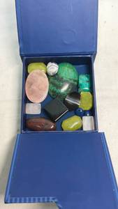 lot 103 image: Tumbled Stone Collection in Collection Box