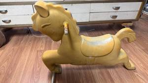 lot 119 image: Cast Aluminum Spring Rider Horse (No Spring)