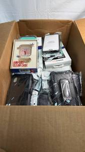 lot 134 image: Mixed Lot Phone Cases & AirPods Clear Case �� LG Q7 Folio, HTC One X, Alcatel A30 Fierce, G550G5500 & More
