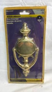 lot 169 image: Hillman Solid Brass Door Knocker 8 inch 203.2mm