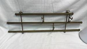 lot 224 image: 3-Tier Wall-Mounted Organizer with Hooks