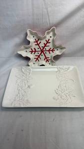 lot 233 image: Hallmark Holiday Ceramic Dish Set