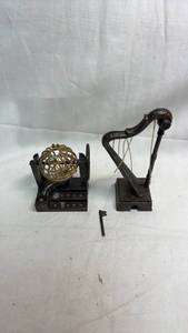 lot 270 image: Lot of 2 Brass Pencil Sharpeners