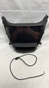 lot 276 image: Android Car Stereo Dashboard Unit with 9-Inch Display and Control Buttons
