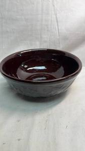lot 282 image: 9 Diameter Brown Bowl