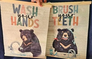 lot 138 image: Canvas Wall Art Banners&nbsp