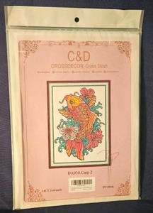 lot 143 image: Cross Stitch Kit Carp Design
