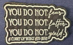 lot 150 image: Embroidered Patch (ACOTAR)&nbsp