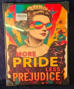 lot 164 image: More Pride Less Prejudice Pop Art Decorative Wall Art Print&nbsp