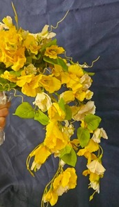 lot 178 image: Faux Flower Yellow Arrangement 2-Pack