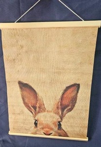 lot 197 image: Rabbit Canvas Hanging Scroll