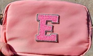 lot 205 image: Letter E Embellished Belt Bag Crossbody&nbsp