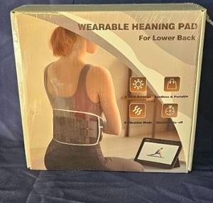 lot 226 image: Wearable Heating Pad For Lower Back 6 Heat Settings&nbsp