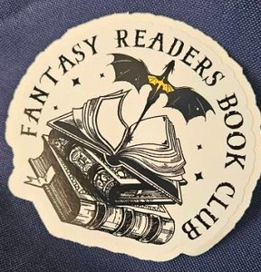 lot 227 image: Fantasy Readers Book Club Sticker&nbsp