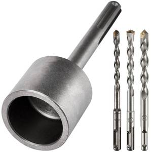 lot 29 image: SDS Max Shank T-Post Driver for T Posts, 2 Diameter Head Compatible with SDS-Max Hammers, Fence Post Pounder for T Posts & Ground Rods - Retail $35