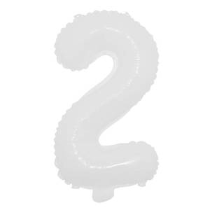lot 41 image: 16 inch White Alphabet Letter and Number Balloons Set Package, Aluminum Hanging Foil Film Banner Mylar Balloon for Birthday Party Decoration Custom Word (A-Z, 0-9) (16 inch White 2) - Retail $4