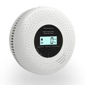 lot 46 image: Smoke and Carbon Monoxide Detector 10-Year Sensor Life, Photoelectric & Electrochemical Dual Sensor CO Alarm with Replaceable Battery, Reliable Home Safety Protection - Retail $26