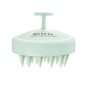 lot 75 image: HEETA Scalp Massager Hair Growth, Soft Silicone Scalp Scrubber Shampoo Brush for Exfoliation, Dandruff Removal & Head Massage Stress Relax, Wet & Dry Use for Thick, Thin Hair Care, Wheat Straw Green - Retail $8