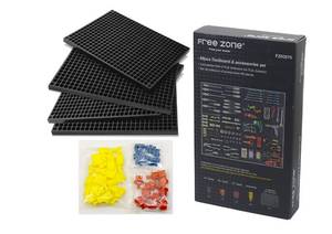 lot 809 image: Free Zone 68-Piece Large Pegboard Tools Organizer Set, (Black) Tool Box and Storage, Tool Box Drawer Organizer for Tool Chest Cart Cabinet Workbench - Retail $60