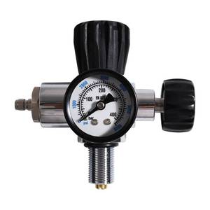 lot 836 image: TUXING 6000PSI High Pressure PCP Paintball Fill Station, 6000PSI Gauge, Stainless Steel Valve HPA CO2 Tank DIN Charging System (M181.5) - Retail $60